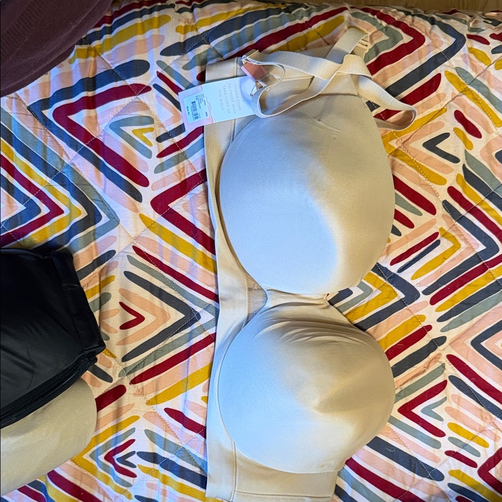 Cacique Light Beige Strapless Bra